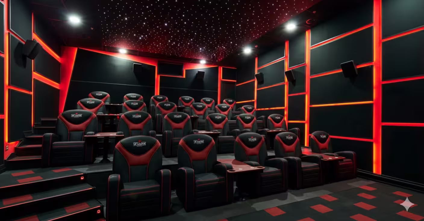 Sinema salonu akustiği uygulaması — diyalog netliği, efekt derinliği ve yankı kontrolü